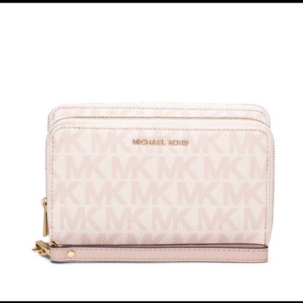 👀👀michael kors adele large flat multi phone case